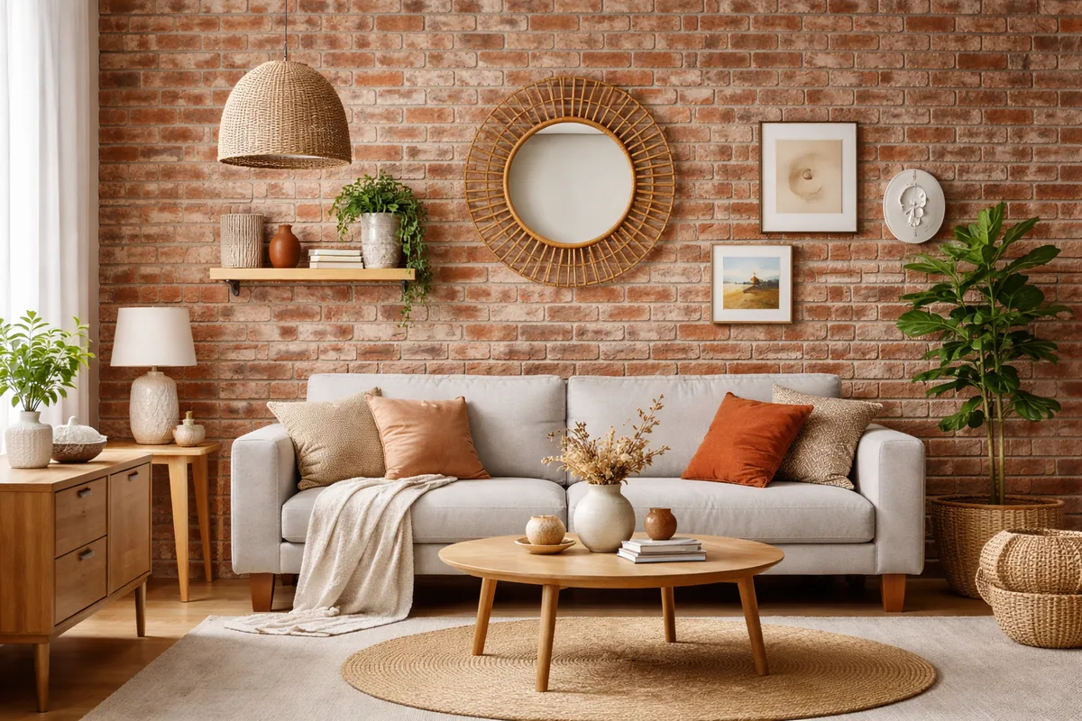 Quelle décoration choisir pour un mur en briques apparentes